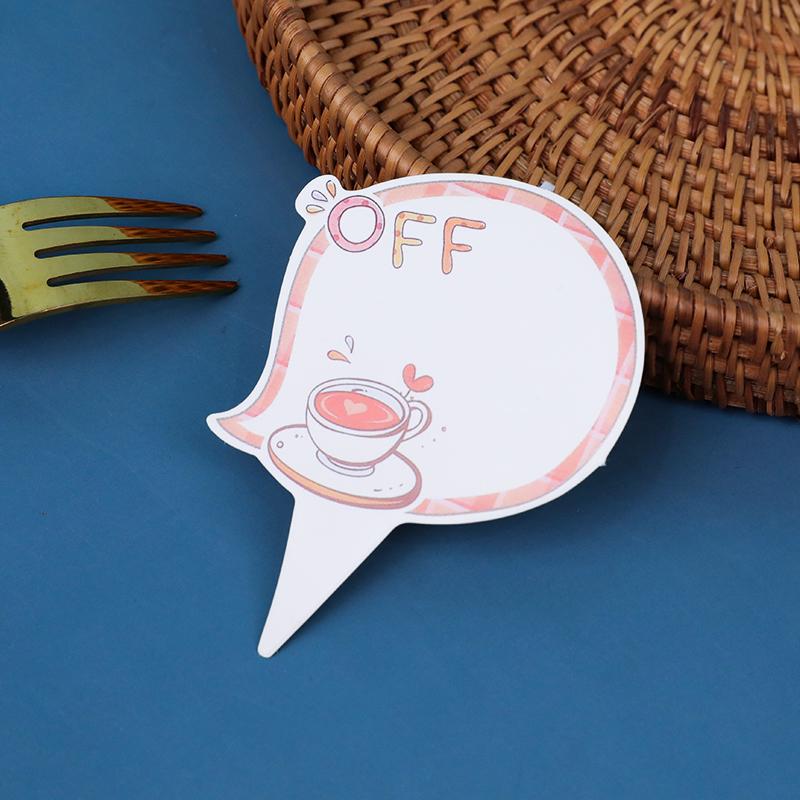 Writable Cloud Topper Greeting Card for Cake Decoration - Birthday & Dessert Table Accessory
