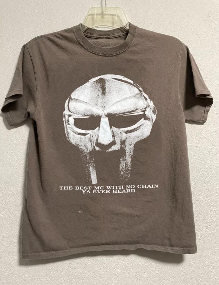 Mf doom rap unisex vtg dark chocolate t-shirt QT7729 Unisex T-Shirt S