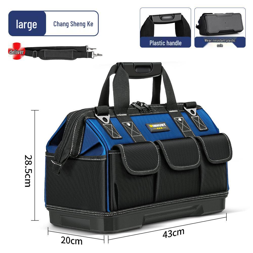 Sturdy Multifunctional Electrician Tool Bag – Durable Canvas Handheld Pouch