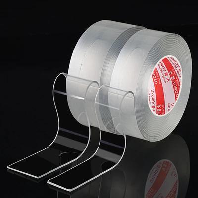 Einseitiges Nano-Klebeband Transparent Schimmelresistent Wasserdicht Acrylklebeband Wiederverwendbar Abwaschbar Klebebänder Küchen- Badezimmerzubehör