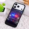 Police Cars Light At Night Shockproof Phone Case for iPhone 17 Air 16e 15 11 12 14 13 Pro Max Cover Coque