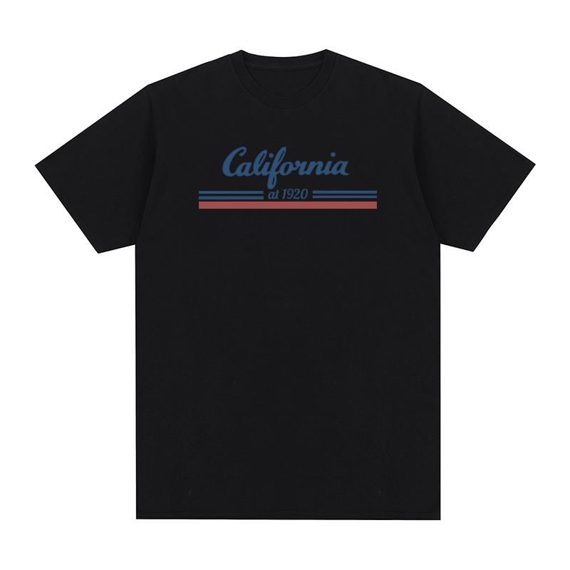 California at 1920 Vintage tshirt Aesthetic Letter Print Streetwear Y2K 90s Cotton Unisex T shirt New TEE TSHIRT Womens tops