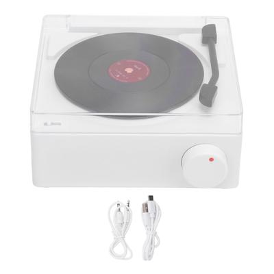 Platine Vinyle Haut-Parleur Bluetooth ABS Mignon Portable Sans Fil Haut-Parleur Platine Réveil pour la Maison