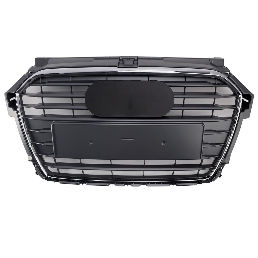 Chrome Front Bumper Grille Grill Fit A1 S1 2016-2019 MK1 Facelift
