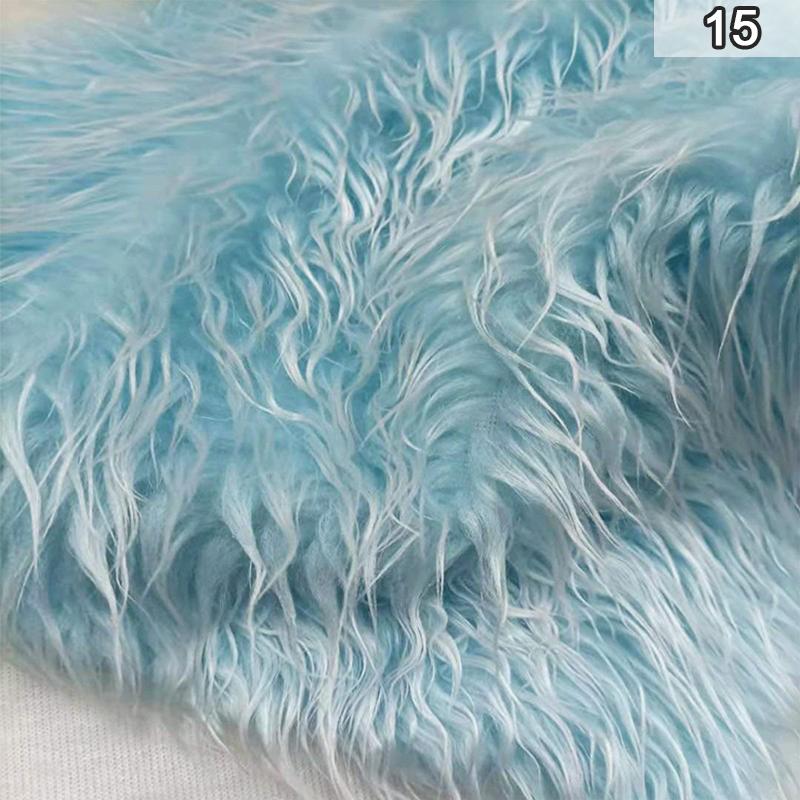 Umělá měkká plyšová látka Dlouhá látka z umělé kožešiny na šití oděvů Látky na pozadí šperků Cosplay látka Hračka pro panenky DIY řemesla