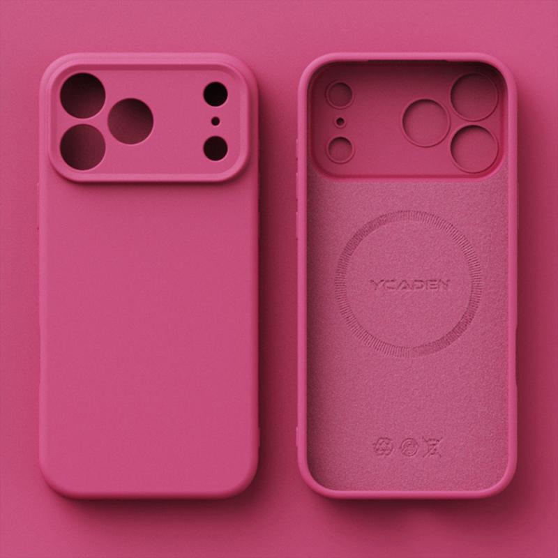 

Original Liquid Silicone Magnetic Phone Case For iPhone 17 16 15 14 13 12 Pro Max Plus 17 Air For Magsafe Wireless Charge Cover 13Pro