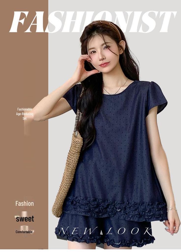Plus Size Maternity Summer Outfit - 2026 Tencel Denim Set