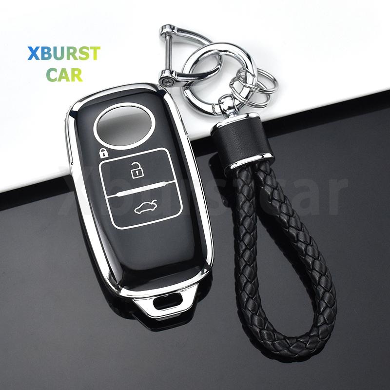 Shell Fob for Toyota Yaris Ativ Raize Veloz Avanza Rush Perodua Daihatsu Malaysia Auto Smart Remote Car Key Case Cover 3 Buttons