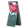 For Motorola Razr 60 Ultra 5G Case Card Holder Kickstand Retro Texture Leather Back Cover