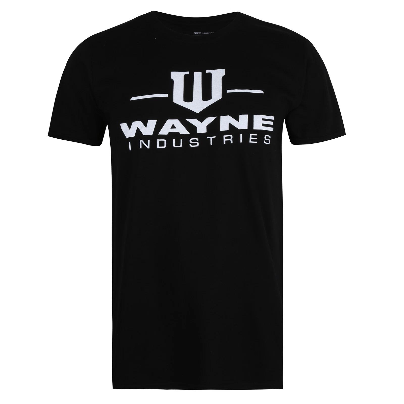 

D.C. Comics Wayne industries Black T Shirt L