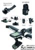 [REC MOUNT] Out-Front Bike Mount Type 19 Compatible with Garmin Edge1000j & GoPro Shimano Sports CameraSERFAS Light [REC-B0019-GM+GP + GP-SERFAS]