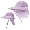 Outdoor Sports Sun Hat Quick-drying Bucket Hat With Wide Brim Neck Cover For Mountaineering Fishing