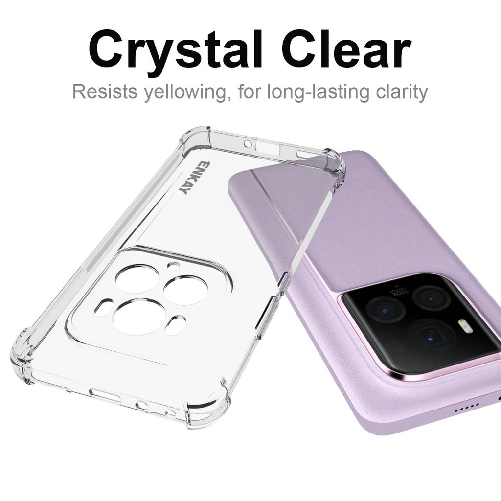 ENKAY HAT PRINCE For Honor Magic6 Ultimate 5G Clear Case Thickened Corners Soft TPU Phone Cover