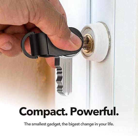 International Mini Portable Multifunctional Key Holder – Creative Design, Fits Any Key Length