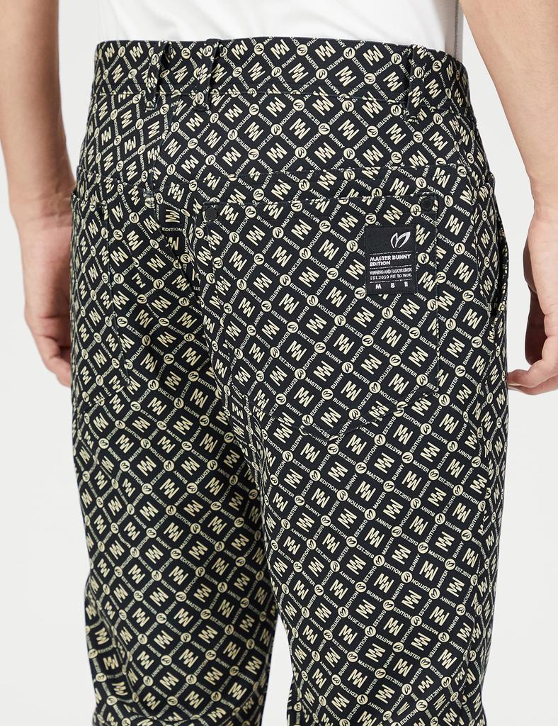 long pants logo Golf 4 [Master Bunny] Men's (MBE pattern/TEXBRID stretch) / / 758-2231007 040_Beige [M]