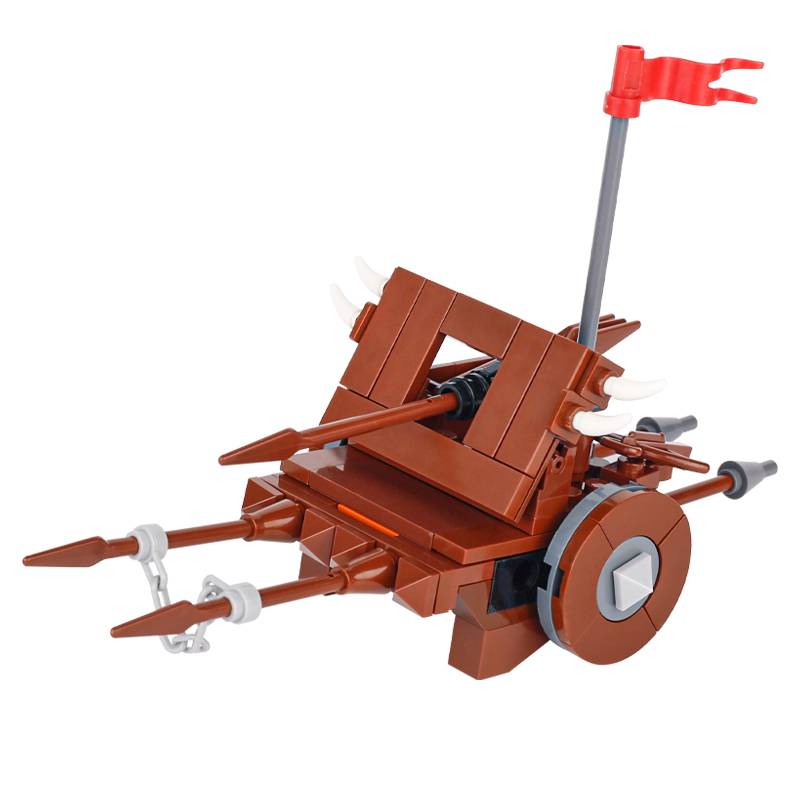 Medieval MOC Scene Building Block Gallow Pirate Ship Cage Elf Treehouse Wizard Kitchen Furniture Pool Notice Board Toy Gift K026