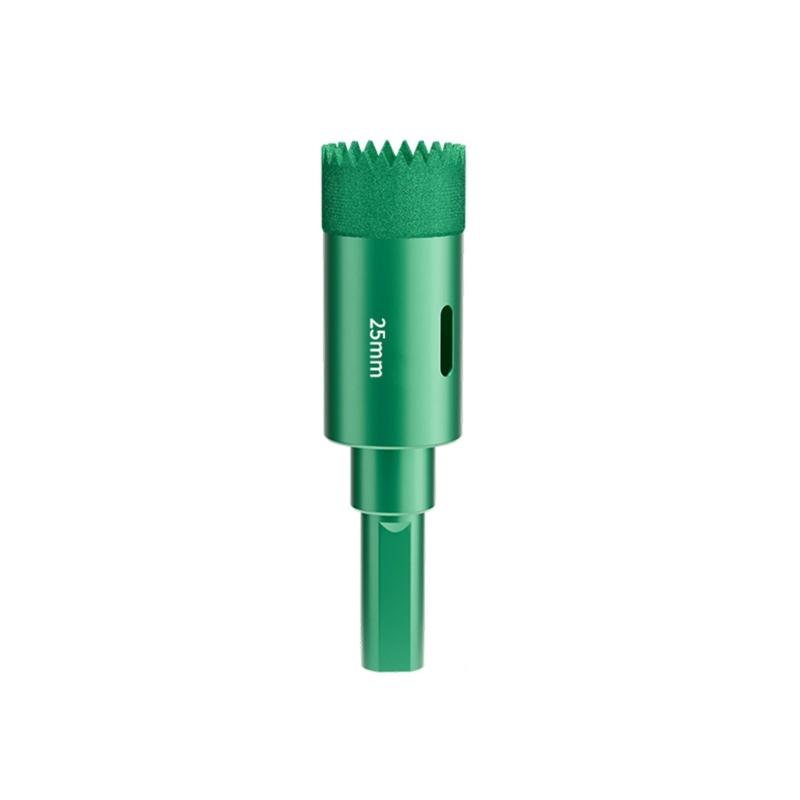 Multipurpose Tile Drill Bit Serrated Edges Serrated Dry Drilling Hole Opener Effortlessly Drilling into Ceramic Glass