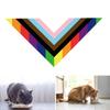 Colorful Scarf for Pet Neck Decorations Colorful Love Wins Triangular Towel Dog Scarf Pet Neckerchief Scarf