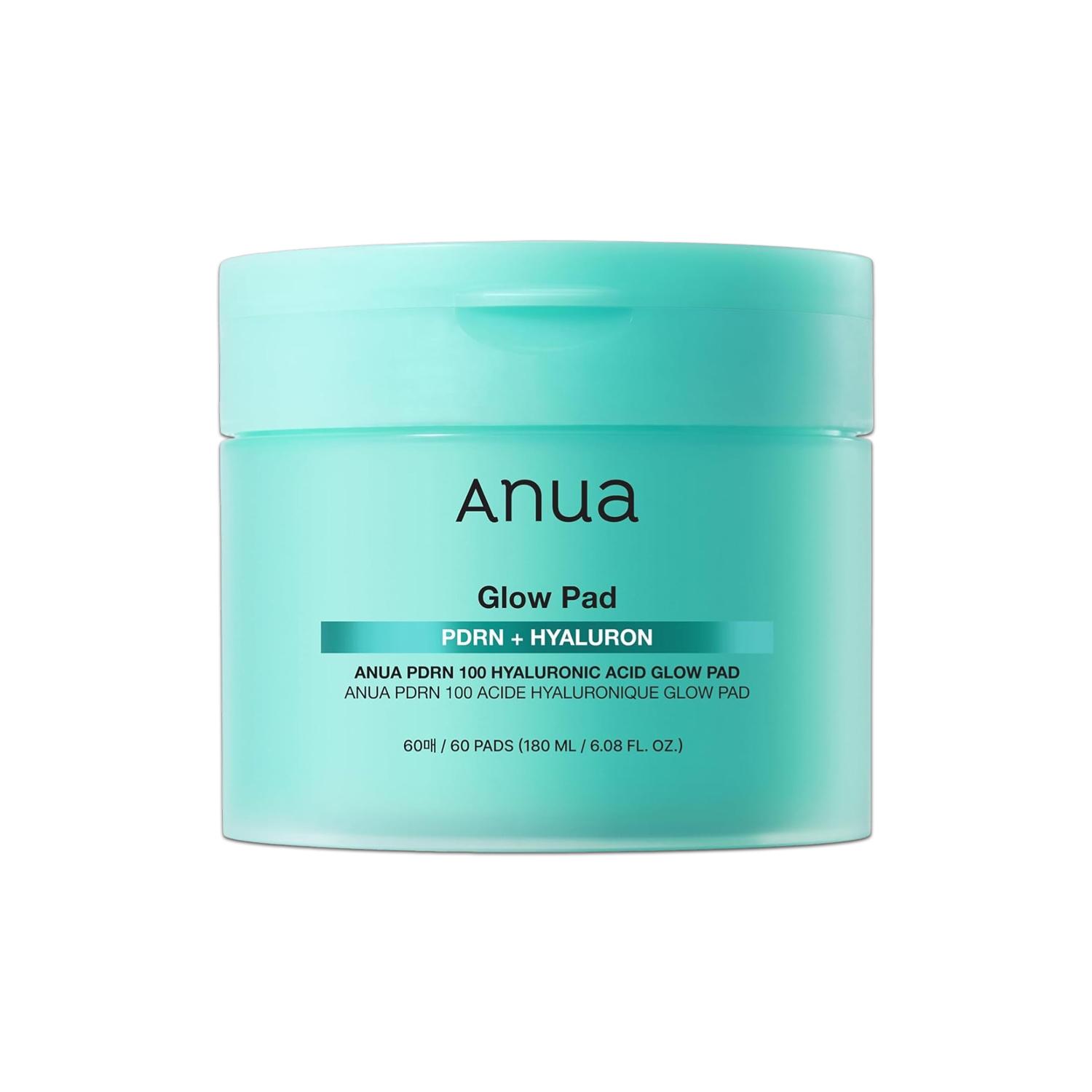 ANUA PDRN 100 Hyaluronic Acid Glow Pad 60 Sheets 60 Sheets