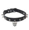 Goth Punk Nieten Nieten Choker Halsband Für Frauen Steampunk Katzenkopf Halskette Emo Halsband Cosplay Chocker Gothic Accessoires