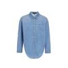 VEROMODA Women's Lyocell Blend Tie-Sleeve Denim Shirt