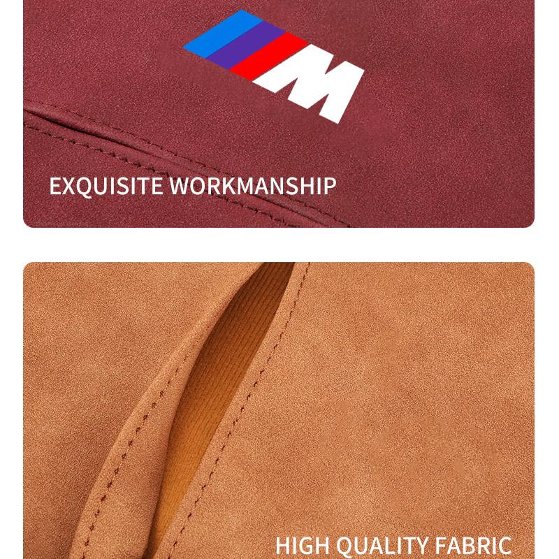 1PCS Holder Sun Visor Seat Back M LOGO Car Tissue Box For BMW X7 X3 X4 X5 X6 3 4 5 6 7 Series Z4 M M3 M5 M6 E38 E39 E46 E53 E60 E61 E64
