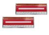 24V Full LED Tail Lights with Sequential Turn Signals for Trucks and Dump Left and Right Small Trailer Courtesy Room Turn Signal License Side Marker
