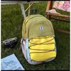 School bag new high-value fresh contrasting color splicing backpack couple light travel mountaineering spring outing backpack