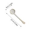 Ceramic Coffee Spoon with Long Handle Japanese Soup Spoons Coffee Milk Powder Spoons Retro Porcelain Spoons Rice Noodles Spoon