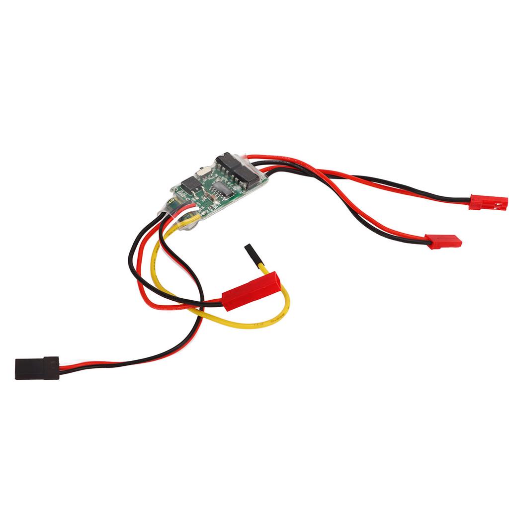 RC Brushed Motor Speed Controller Bidirectional 2s‑3s Lipo 5A RC Two Way ESC for Replacement Upgrade