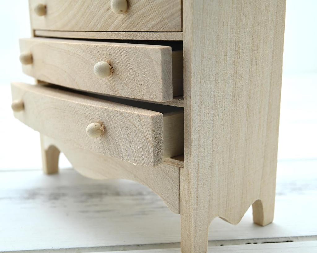 starPG Dollhouse Scenery Series Scale Miniature Wooden Furniture 1/12 (Wooden Chest)