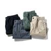 JAYSCE Men's Summer Outdoor Work Shorts Fashionable Loose Breathable Pocket Capris Casual Micro Elastic Solid Cargo Pants