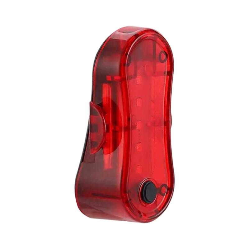 

Charging Bike Tail Lamp Waterproofed LED Cycling Rear Light Safety Rear Light for Various Weather Use красный