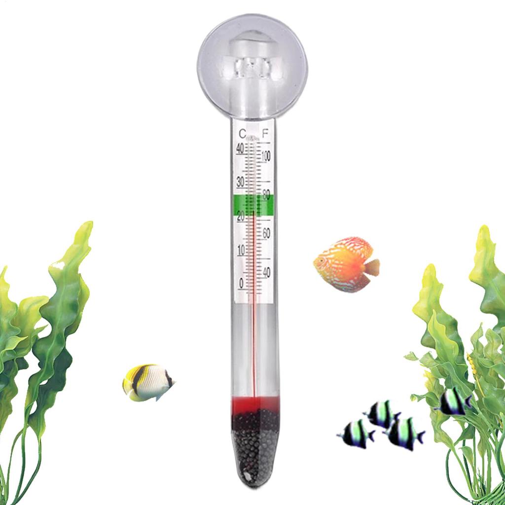 Fish Tank Thermometers Floating Thermometer Fish Tank Vertical Thermometer High Precision Wireless Monitor Tester for Freshwater