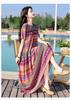 Bohemian Chiffon Midi Dress - Women's Plus Size, Slimming, Loose Fit, Summer Vacation Style (2026)
