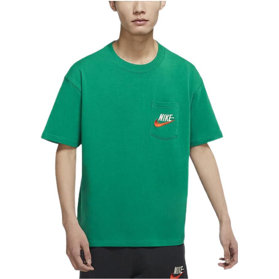 Nike Sportswear Casual Logo Crew Neck Short Sleeve T-Shirt Men Tops Peacock-Green DM6426-365