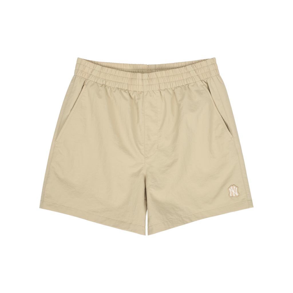 New MLB Casual Shorts Unisex Beige Yellow 3ASMB0223-50BGS