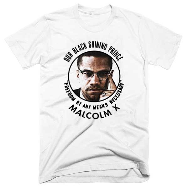 Black History T-Shirt Malcolm X Angela Davis Melanin Stay Woke Tee S