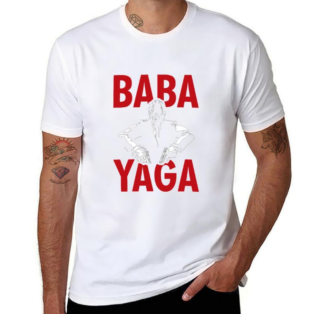 Baba Yagaa Shirt TShirt Basic Simple Casual Short Sleeve Tee