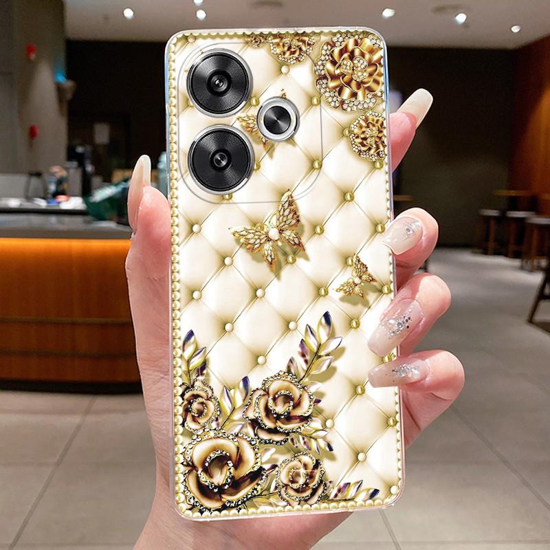 Hülle Für Redmi Turbo 3 / Poco F6 Handyhülle Luxus Drache Niedlich Cool Jungen Mädchen Weiches Silikon Rückabdeckung Transparente TPU Hülle