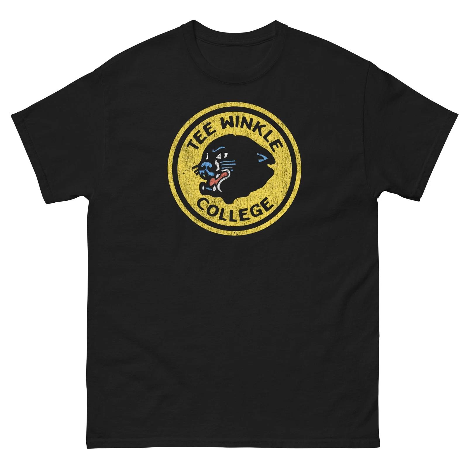 Tee Winkle College Zapped Graphic Tee 100% Cotton T-shirt Mens Tees Top Unisex classic tee S