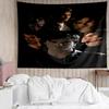 1PC Two Men In Suits Damon Tapestry Accessories Playroom Tapestry, for Bedroom,Livingroom, Dormitory Room Wall Decor Fan Birthday Gifts