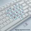 21-Key XVX Butterfly Translucent Pink & White Heart Keycaps for Magnetic Switch Keyboards