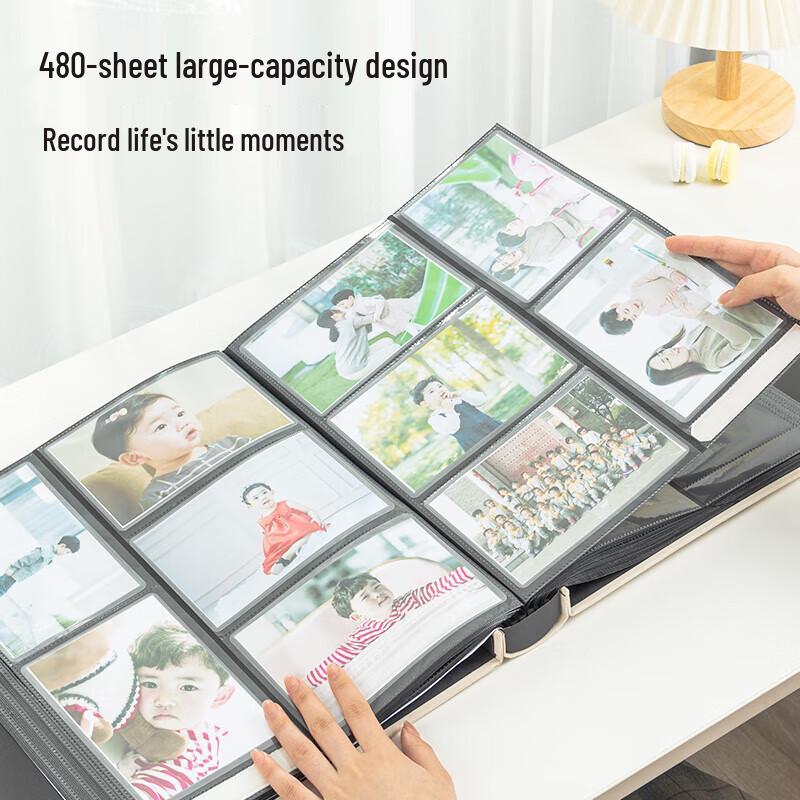 Deli 6-inch Photo Album, 480-Photo Capacity