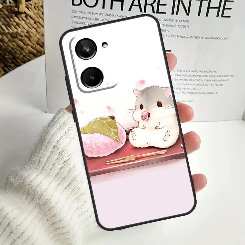Hamsters For Realme GT6 GT7 15 Pro 10 11 12 13 14 Pro Plus C55 C71 C75 C67 C63 C61 C53 C35 C65 Case