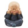 62KD 4 PCS Little Monk Statue Resin Ornament Little Monk Figurine Kung Fu Monk