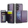 JEEHOOD-J05 for Samsung Galaxy S26 Ultra S25 S24 Plus FE Removable 2-in-1 Separable Flip Wallet Premium PU Leather Case Card Holder Phone Back Cover