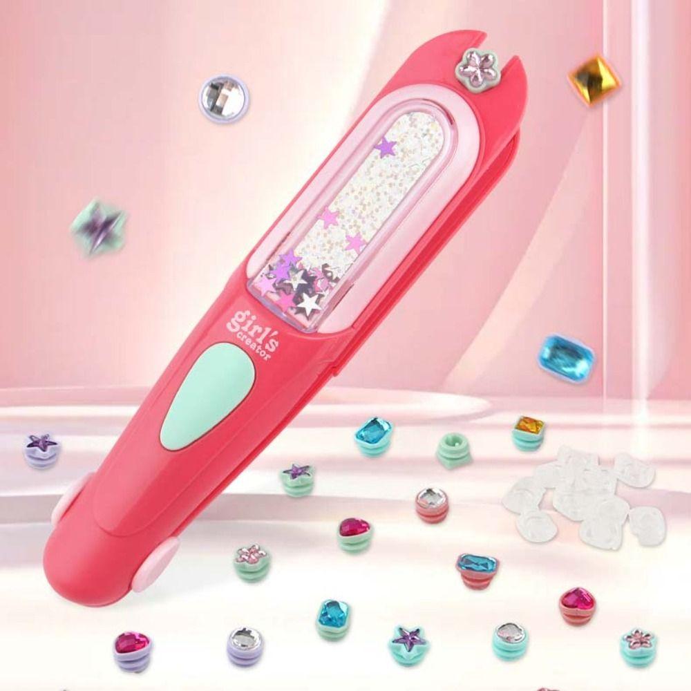 Reusable Hair Gem Stamper Shining  Kids Hair Styling Tool Girls Hair Jewels  Girls Toys