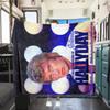 1pc Johnny Halliday the King of French Rock blanket, al season lightweigh Poster blanket home office outdoor nap multifunc Poster blanketional blanket