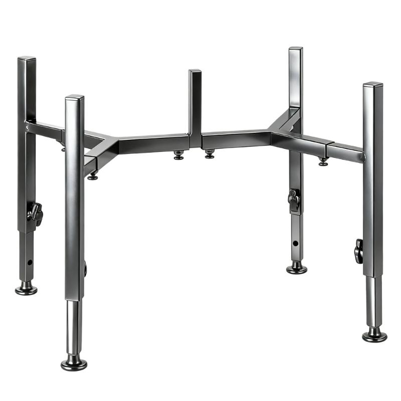 Regulable Height Dog Bowl Stand Durable Carbon Steel Featuring Antislip Base For Stable Pet Feeding Comfortable